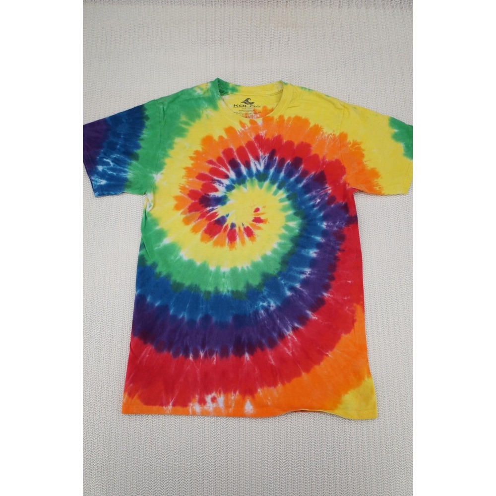 Koloa‎ Surf Company Shirt Mens Small Tie Dye Short Sleeve Multicolor Cotton